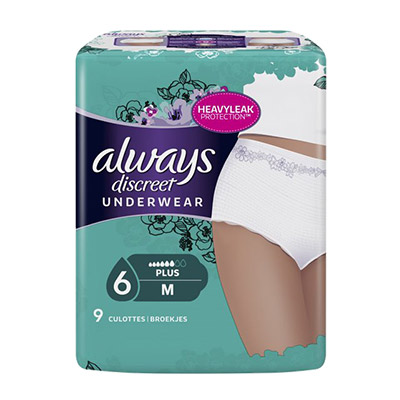 Always Discreet underwear