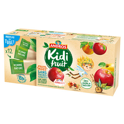  Gamme Kidi Fruits Tubes x12  