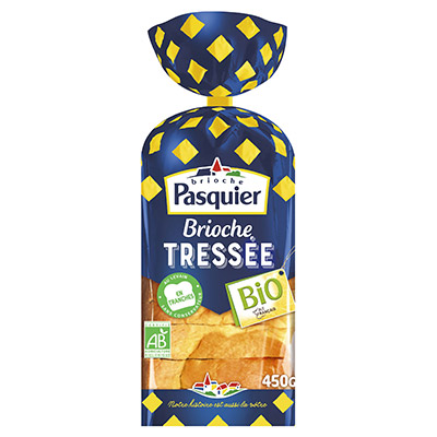 Brioche Pasquier – Brioche Tressée Tranchée BIO