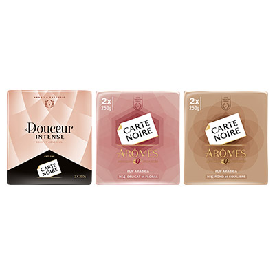  Carte Noire Douceur Intense ou Aromes 2x250GR 