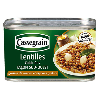 Cassegrain Lentilles cuisinées