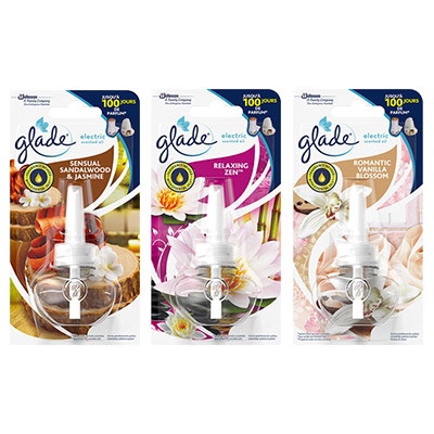 Glade® électrique liquide aux huiles parfumées