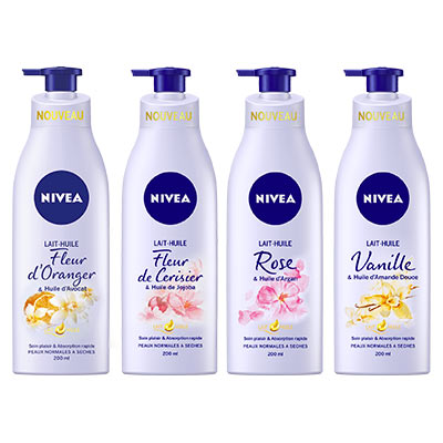 Nivea lait huile corps