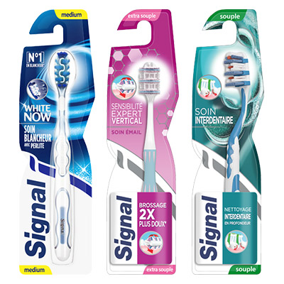  Brosses à Dents Manuelles Signal à partir de 2,50€ 